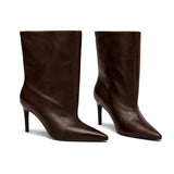 Tilda Deri 8 Cm Topuklu Bot