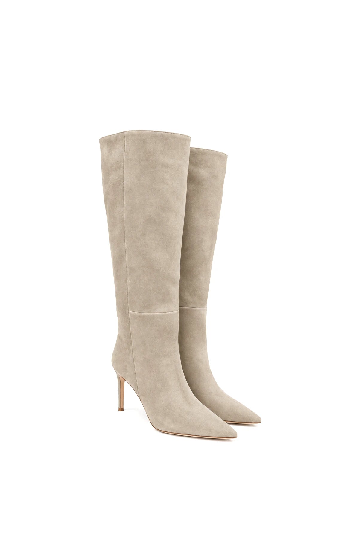 Velmora Süet 8 Cm Topuklu Çizme