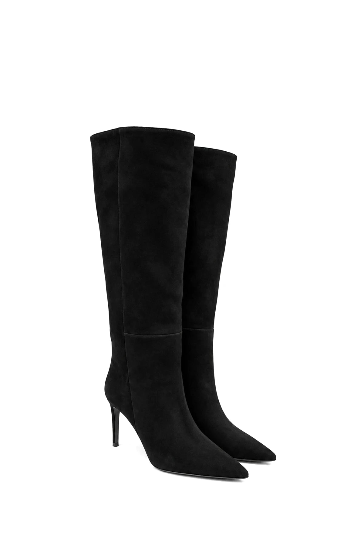 Velmora Süet 8 Cm Topuklu Çizme