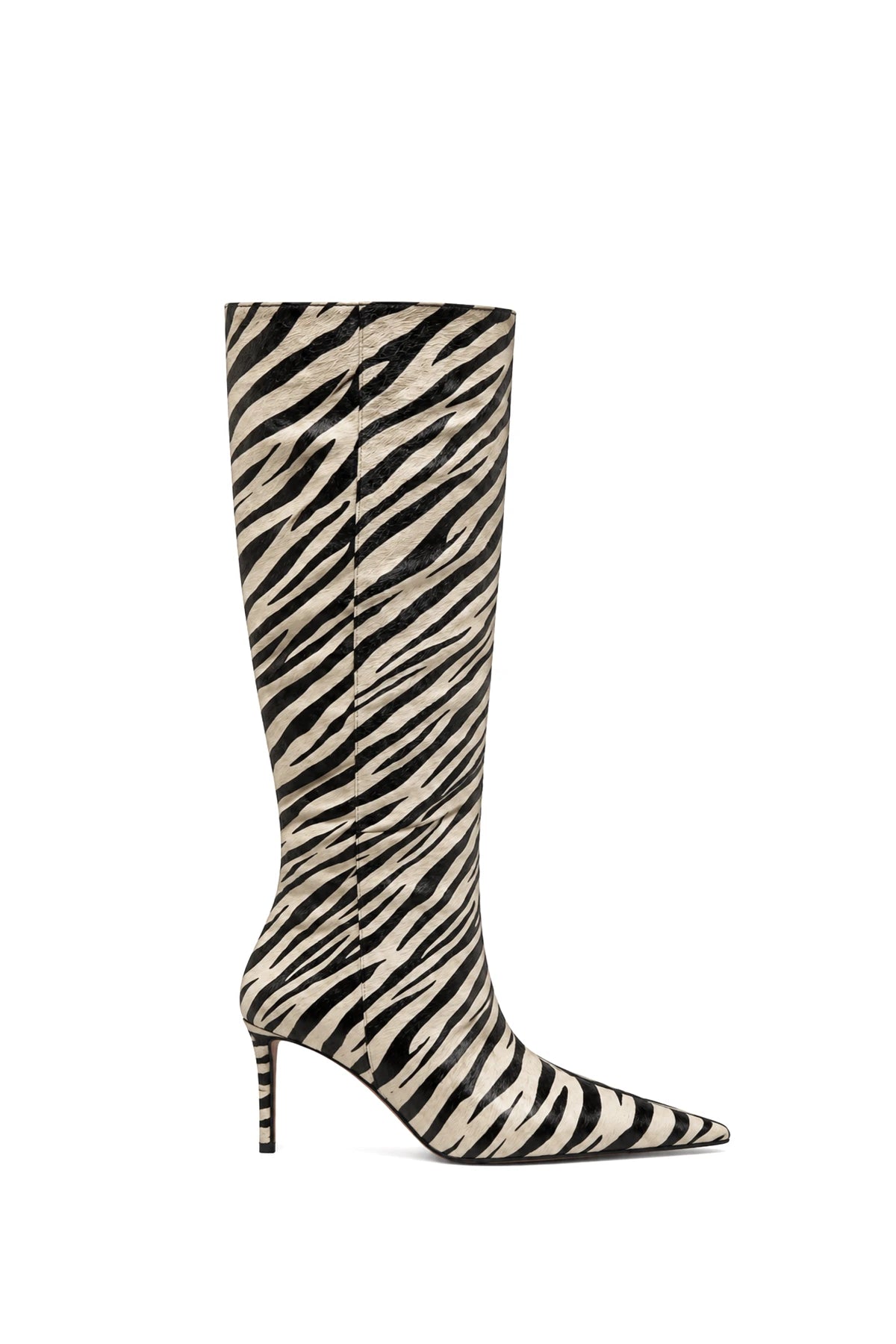 Velmora Zebra Desen 8 Cm Topuklu Çizme