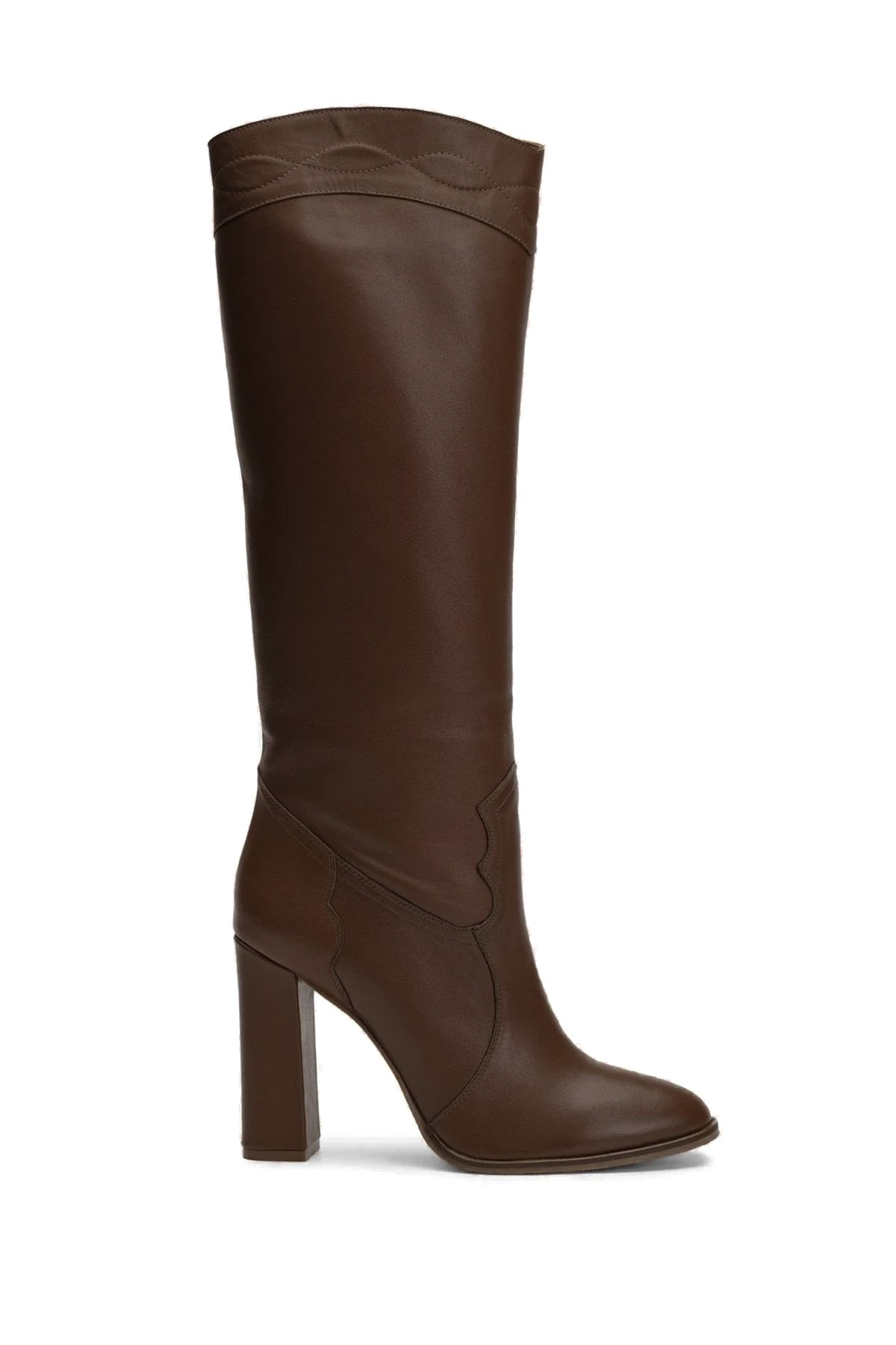 Westy Deri 10 Cm Topuklu Çizme