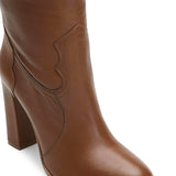 Westy Deri 10 Cm Topuklu Çizme