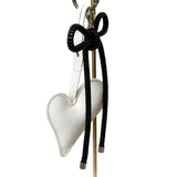 White Heart Çanta Charm