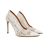 Yselle Saten 10 Cm Stiletto